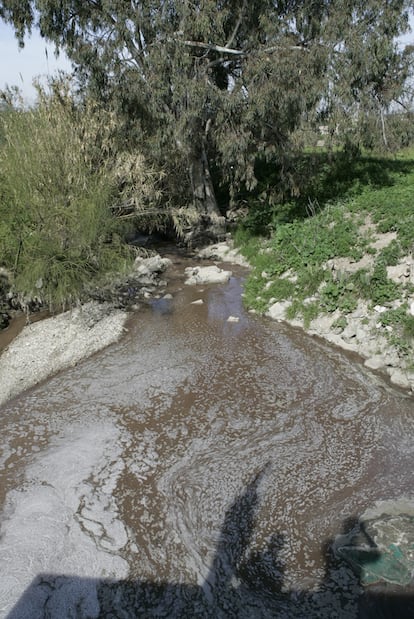 Vertidos incontrolados hacia el río Guadaira a su paso por Morón.