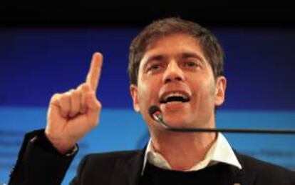 El ministro de economía de Argentina, Axel Kicillof.