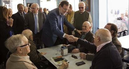 Mariano Rajoy, este jueves en Melilla.