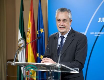 El presidente de la Junta de Andalucía, José Antonio Griñán.