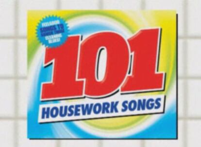 Portada del disco con '101 canciones para hacer las tareas domésticas'
