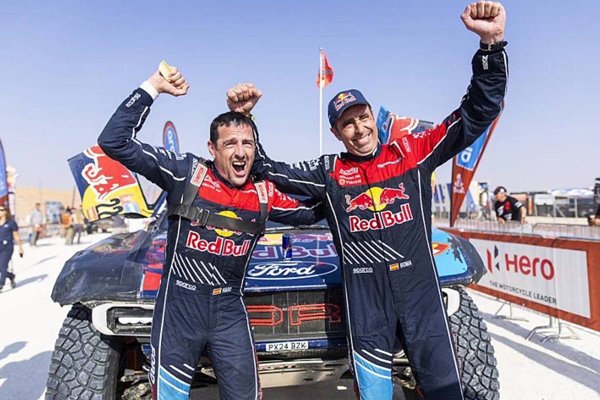 Nani Roma triumphs again in the Dakar Rally: “Winning makes you forget about the bad moments”