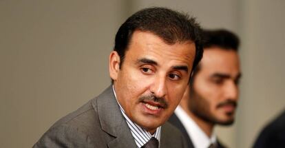 Tamim bin Hamad al Thani, emir de Qatar, la semana pasada en Washington.