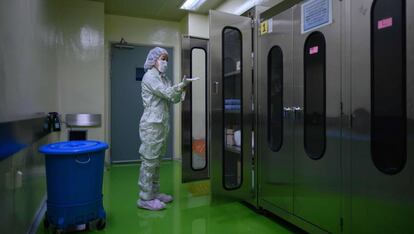 Un laboratorio de Seúl (Corea) en el que se estudia el coronavirus.