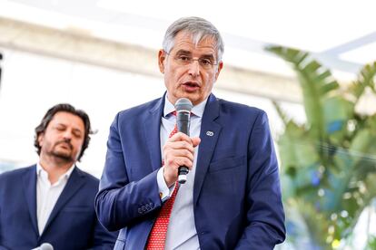 El vicepresidente primero de la FIA, Carmelo Sanz de Barros, en una foto de archivo.