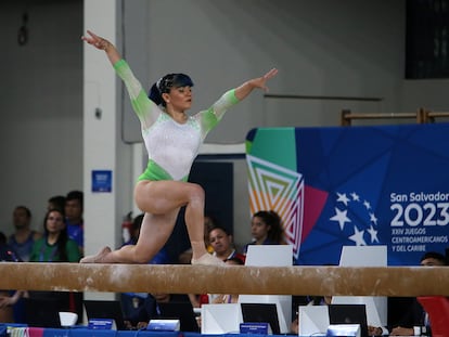 Alexa Moreno durante su última participación en los Juegos Centroamericanos y del Caribe 2023, en San Salvador.