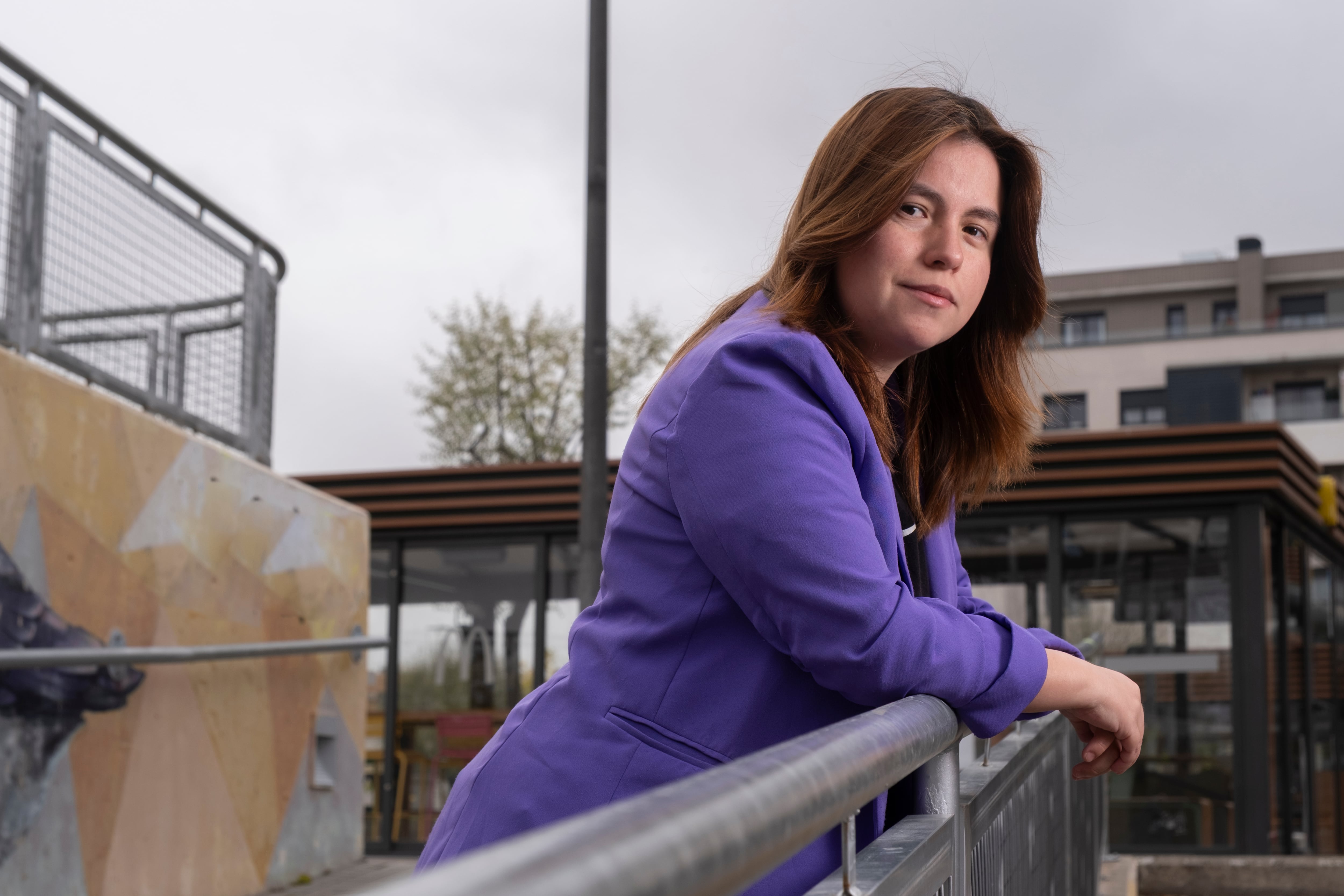 Natalia Gamba, becaria que tuvo una mala experiencia, el 7 de noviembre en Azuqueca de Henares