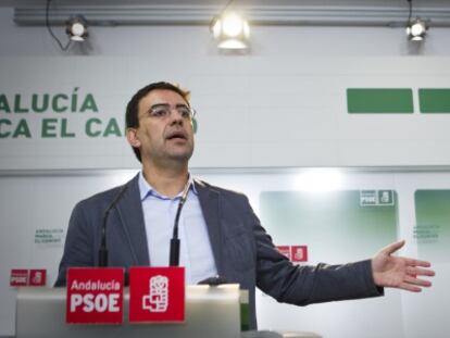Mario Jiménez, vicesecretario general del PSOE andaluz.