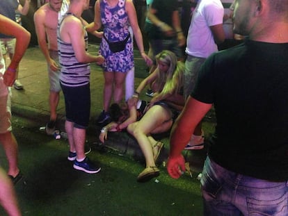 Una imagen habitual en Magaluf