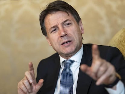 El primer ministro de Italia, Giuseppe Conte.