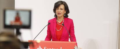 Ana Botín, presidenta de Santander