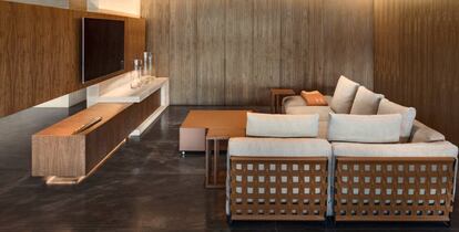 Sofá CESTONE, de la firma de diseño Flexform, en el proyecto de Archetonic