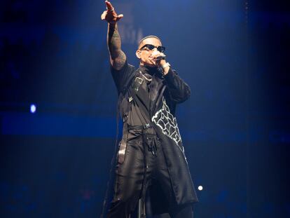 Daddy Yankee performs in concert in San Juan, Puerto Rico, on November 2023.