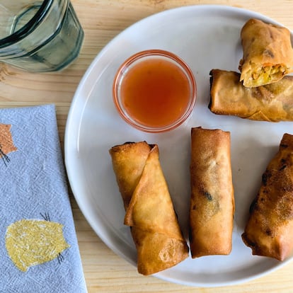 Receta rollitos de primavera