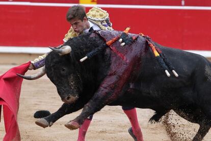 El Juli, el la última feria de San Fermín, en Pamplona.