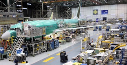 Cadena de producci&oacute;n del nuevo B737 MAX