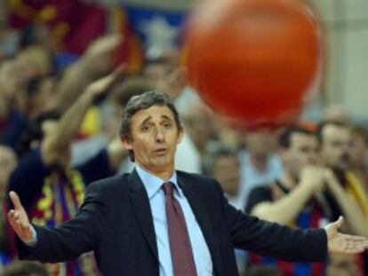 Pesic, en un partido de la Euroliga.