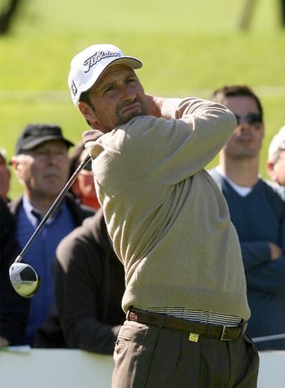 Chema Olazábal en la primera jornada del Masters de Madrid.