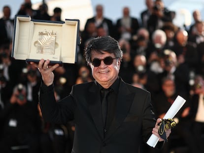 El cineasta Jafar Panahi presume de Palma de Oro en Cannes.