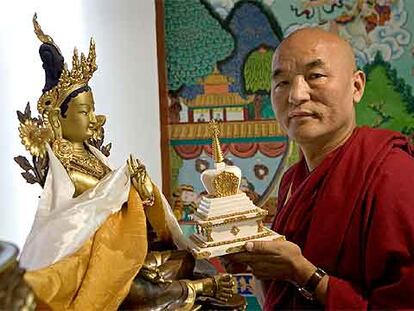 Thubten Wangchen, en la Fundación Casa del Tíbet de Barcelona.