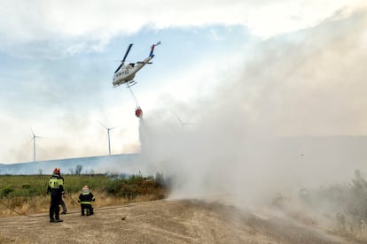 A hydrohelicopter in Abejera.