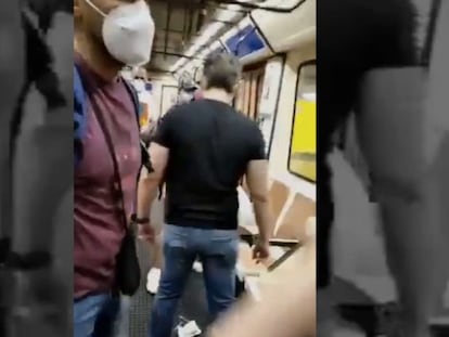 El vídeo de la agresión en el metro que dejó sin un ojo a un enfermero.