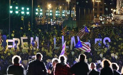 Manifestaci&oacute;n de la Asamblea Nacional Catalana