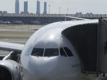 Airbus 340 de Iberia que inaugur&oacute; al ruta entre Madrid y La Habana el pasado mes de junio.