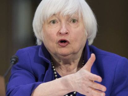 La presidenta de la Reserva Federal, Janet Yellen