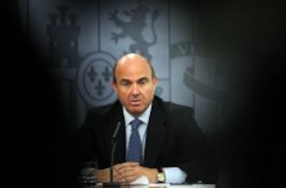 Luis de Guindos, ministro de Econom&iacute;a