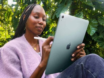 Uso del iPad Air M3 de Apple