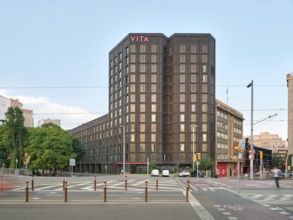 La residencia universitària VITA, al carrer Sancho d'Àvila de Barcelona.