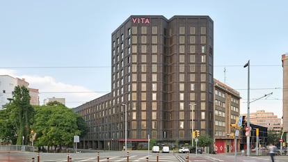 La residencia universitària VITA, al carrer Sancho d'Àvila de Barcelona.