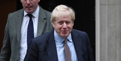 Boris Johnson abandona Downing Street este jueves.