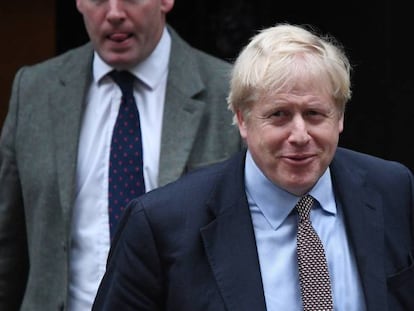 Boris Johnson abandona Downing Street este jueves.