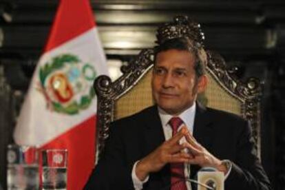 En la imagen, el presidente de Perú, Ollanta Humala. EFE/Archivo