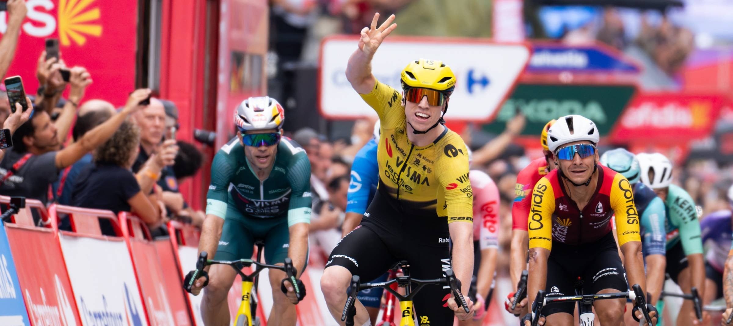 A Matthew Brennan no hay quien le pille en la Vuelta a España