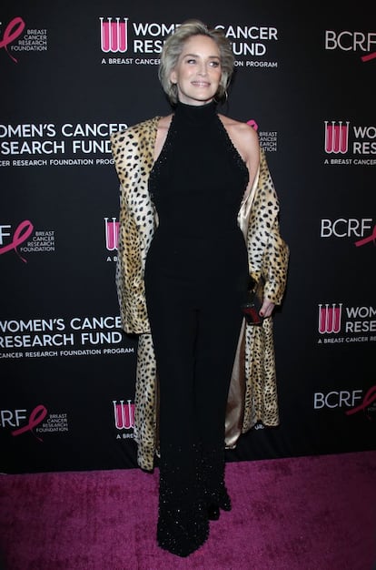 La actriz Sharon Stone, de 61 años, en Los Ángeles, el pasado febrero.