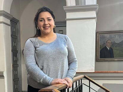 Marta Jiménez, concejala delegada responsable del área de desarrollo urbano sostenible en el Ayuntamiento de Mieres, en una foto cedida por el mismo Ayuntamiento.