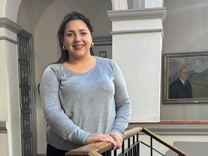 Marta Jimnez, concejala delegada responsable del rea de desarrollo urbano sostenible en el Ayuntamiento de Mieres, en una foto cedida por el mismo Ayuntamiento.