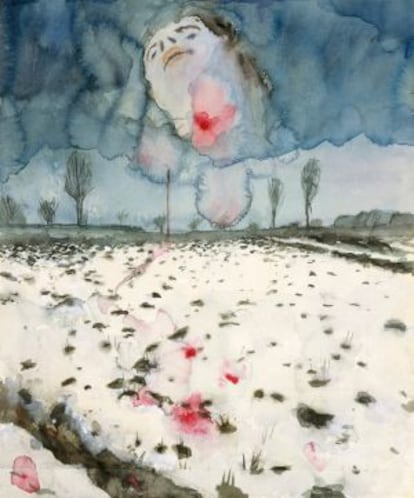 'Winterlandschaft' ('Paisaje de invierno', 1970) de Anselm Kiefer.