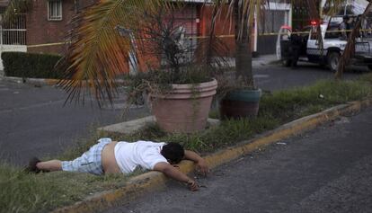 One of the victims in the city of Veracruz.