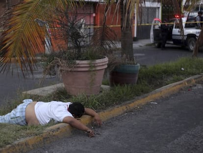 One of the victims in the city of Veracruz.