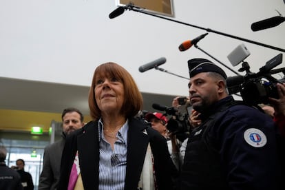 Gisèle Pelicot al llegar al tribunal de Aviñón en Francia.