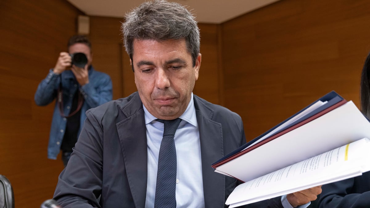 El TSJ valenciano rechaza investigar a Carlos Mazón por la gestión de la dana