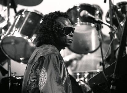 Miles Davis (Alton, Illinois, 1926-Santa Mónica, California, 1991), en una imagen de 1987.