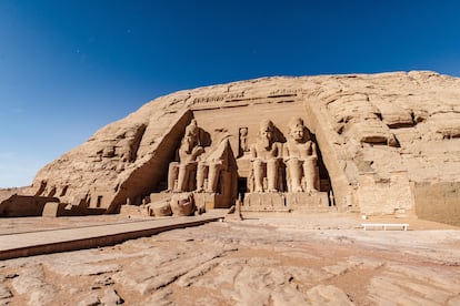 Abu Simbel, la gran construcción faraónica de Egipto.