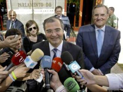 El presidente del Banco Popular, Ángel Ron (en primer término). EFE/Archivo