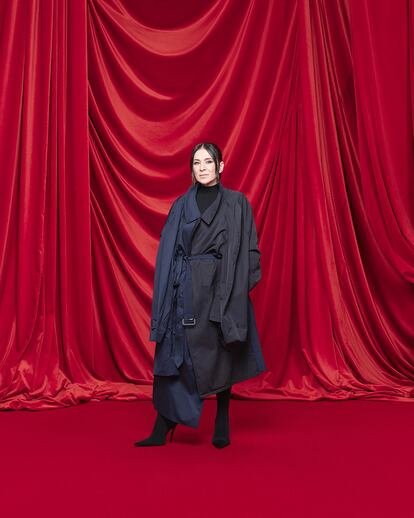 Guram shared this image of his mother, walking for Balenciaga, on Instagram. The picture was accompanied by a message for his brother: “Proud to see my Mom opening the Balenciaga show. Very sad that I was not invited to witness it. Praying for my brother’s soul. God bless him.”