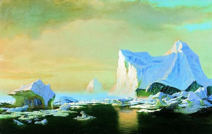 'En los mares polares', 1882.